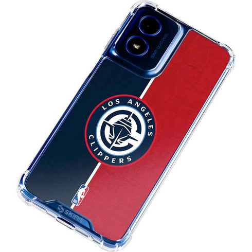 NBA LA Clippers Canvas Moto G 5G (2024) Clear Case